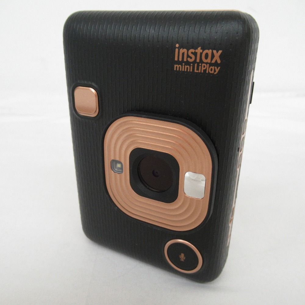 富士フイルム フジフイルム アナログカメラ チェキ インスタントカメラ|スマホプリンター instax mini LiPlay エレガントブラック