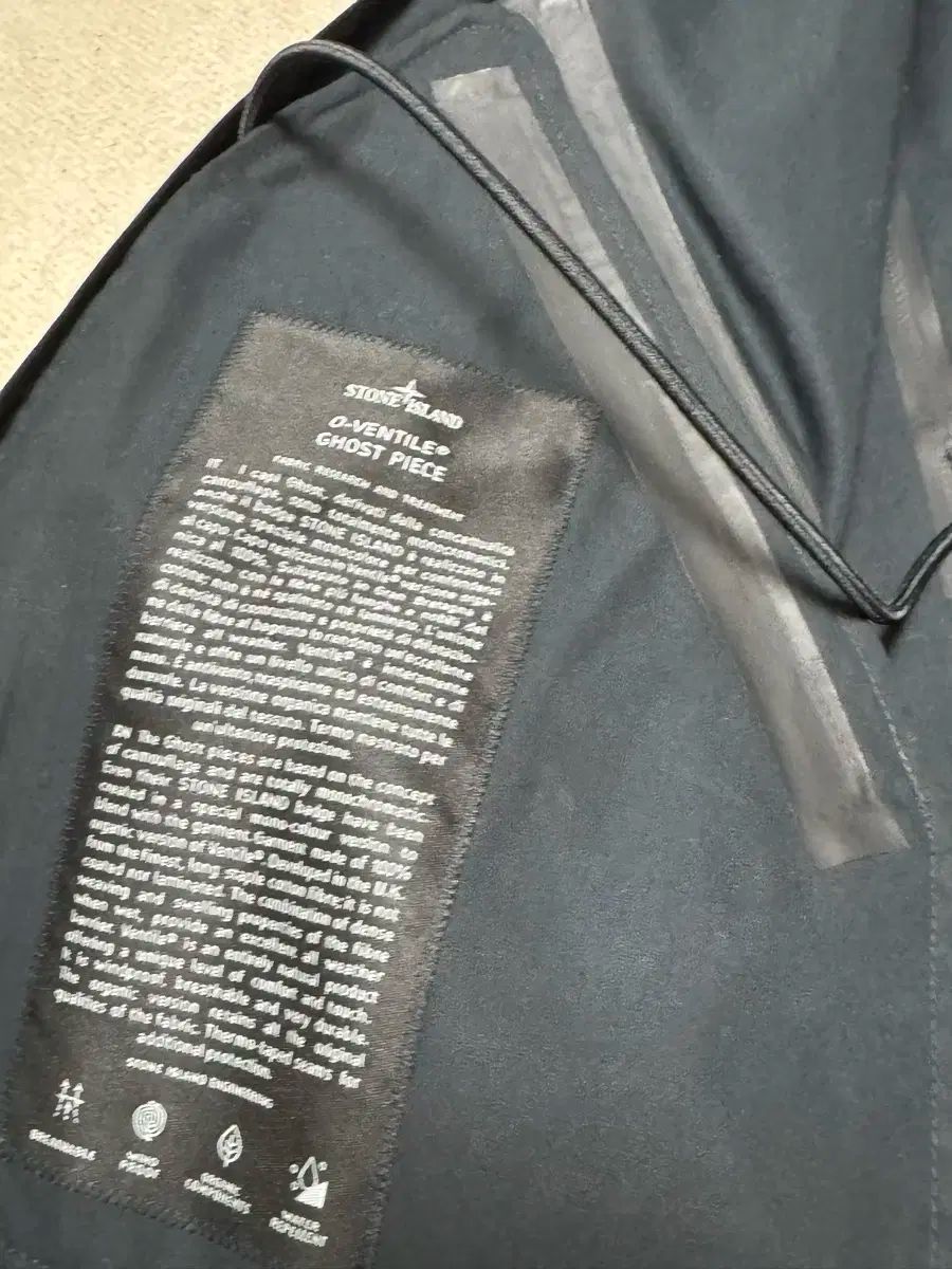 ストーンアイランド ゴースト フィス ワッペン パッチ フード ジャケット XL KARIMZIABAT_FR