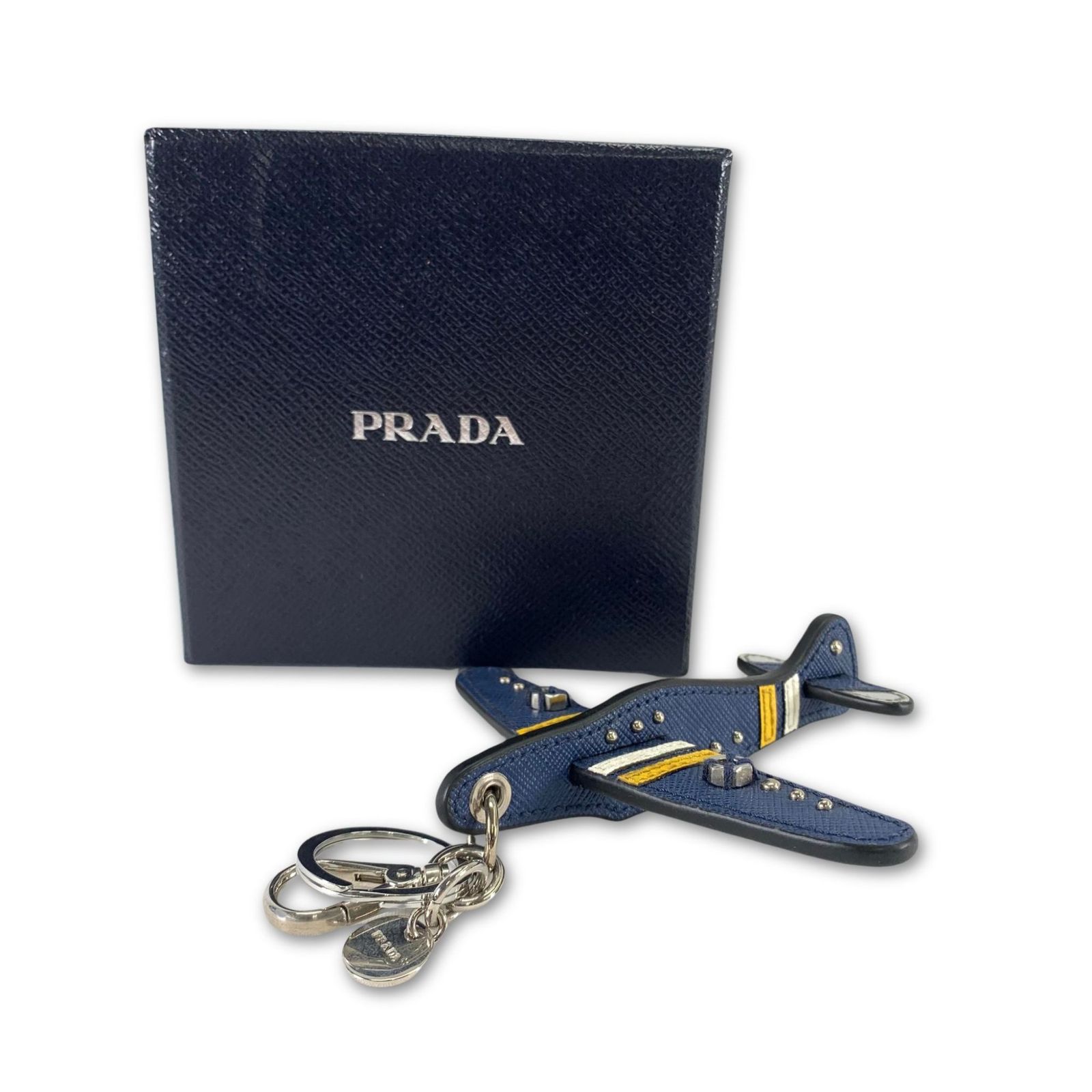 PRADAチャーム飛行機 楽天市場】【新品未使用品】PRADA プラダ 飛行機 サフィアーノレザー