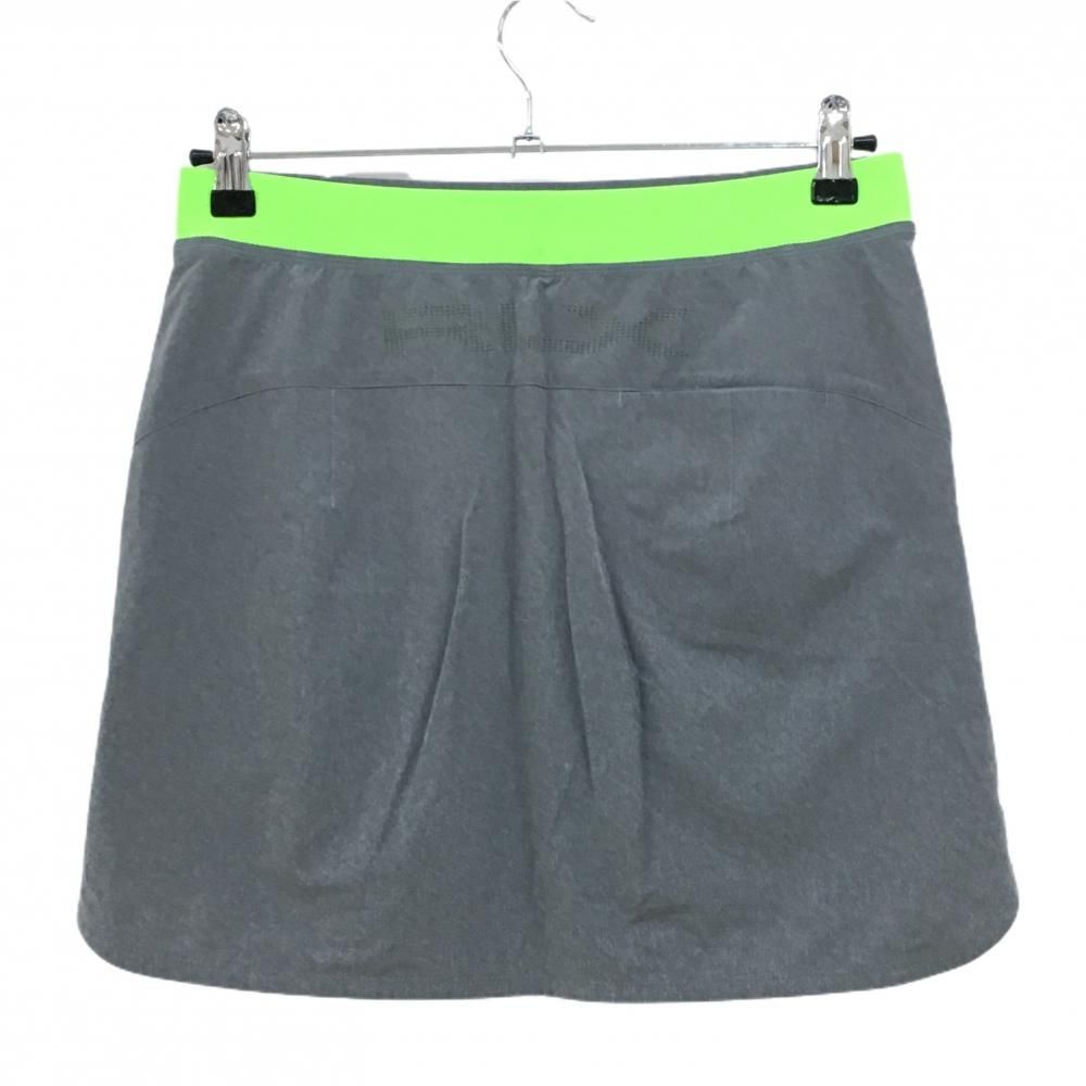 超美品】RLXラルフローレン スカート グレー×蛍光グリーン バックロゴ