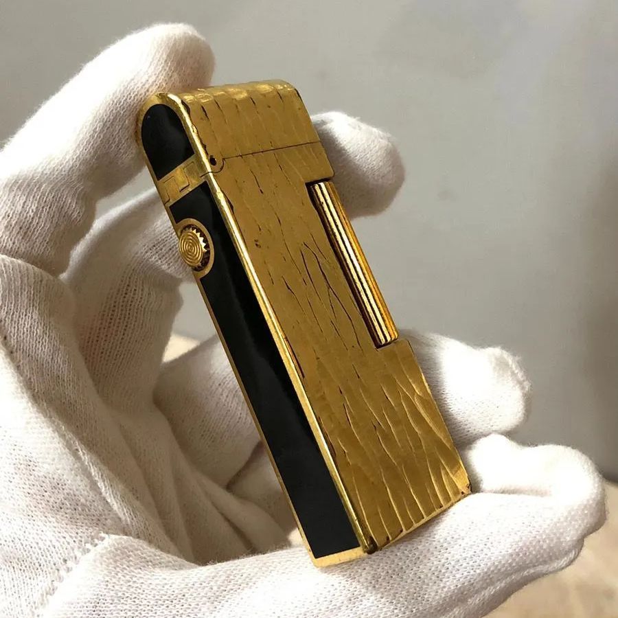 dunhill ダンヒル ガス ライター ゴールド系 - メルカリ