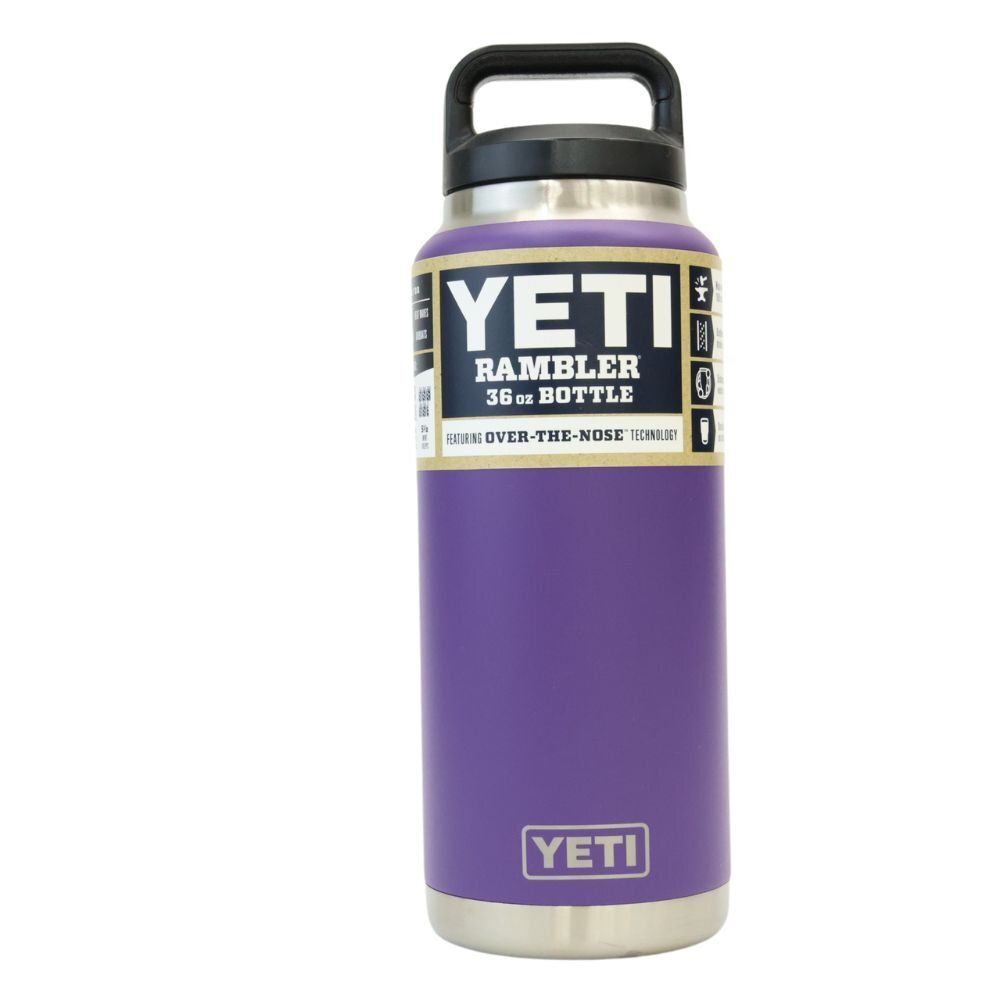 展示 YETI イエティ ランブラー 36オンス ボトル パープル アウトドア キャンプ用品 水筒 沖縄 離島 配送不可 併 Iア3