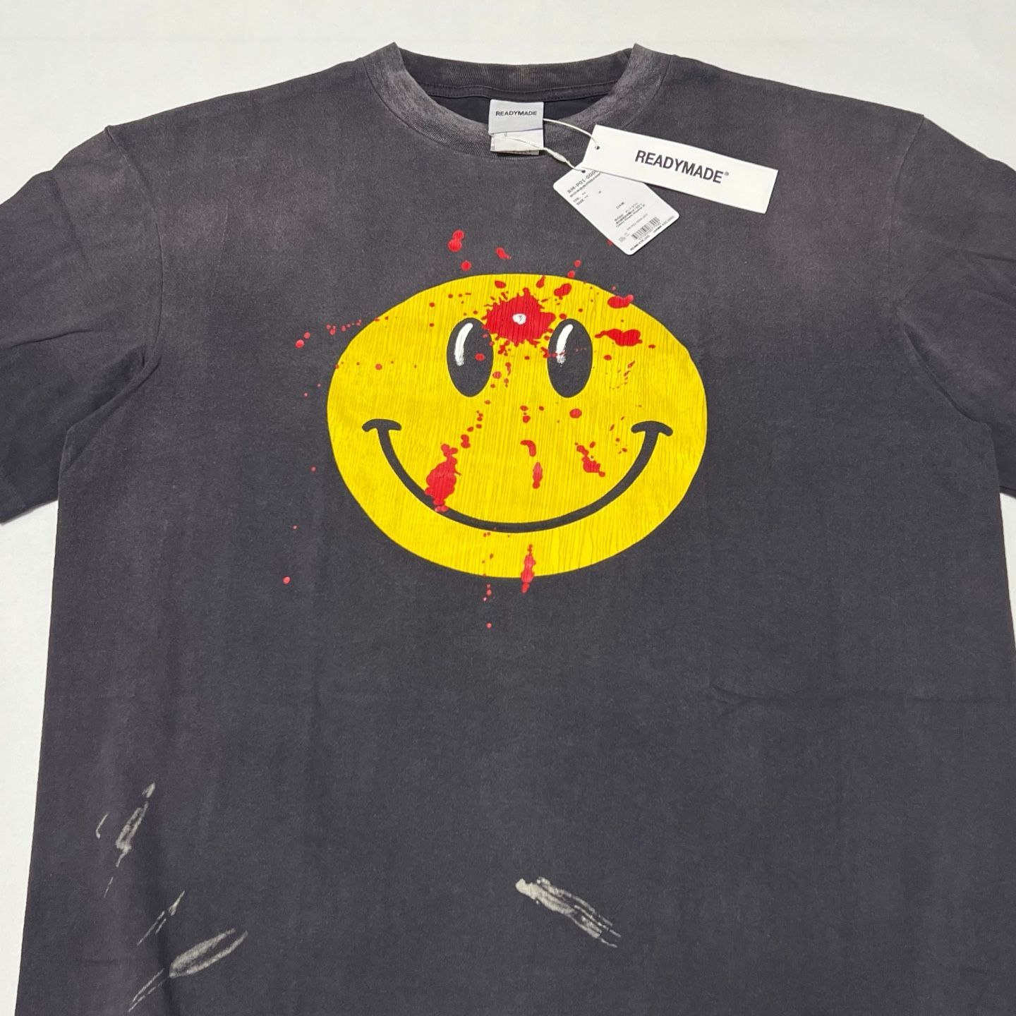 READYMADE SMILE WASHED S/S TEE Readymade S⁄S Smile T-Shirt
