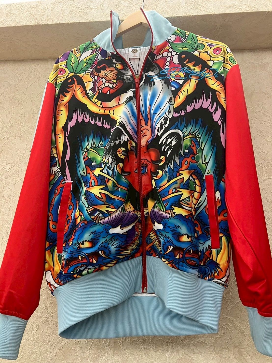未使用品】 Ed Hardy エド ハーディー トラックジャケット 黒