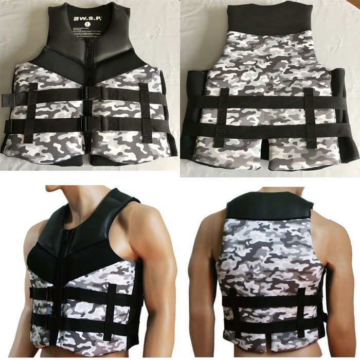 JWBA認定品 WSP フレキシーベスト Wカモ ライフジャケット ウェイク