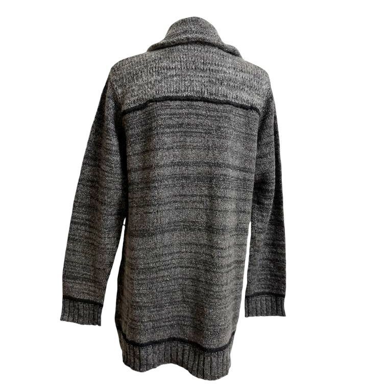 BLANCE レディース ニットカーディガン 襟付きカーディガン 霜降りグレー 42号 LL 15号