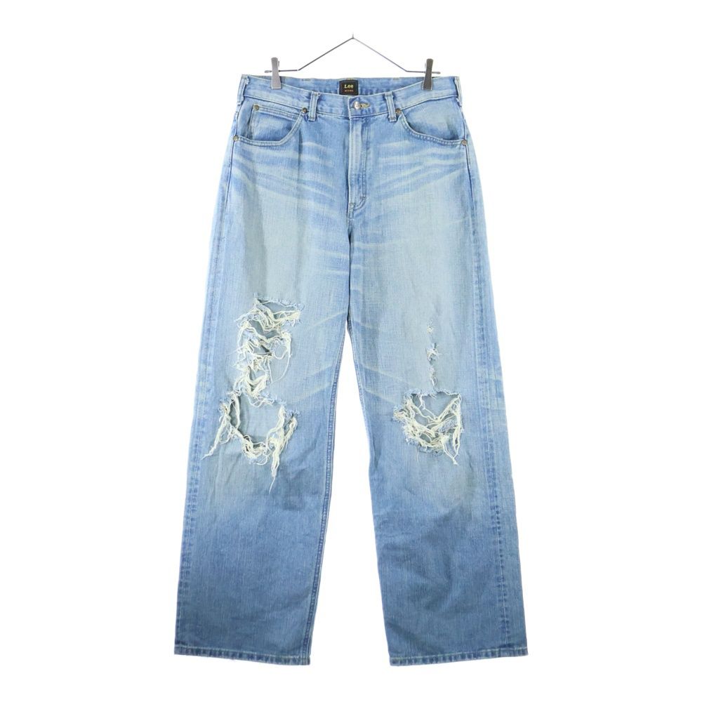 LEE (リー) 25SS xBEAMS 101 CLUSH DENIM PANTS クラッシュ ダメージ