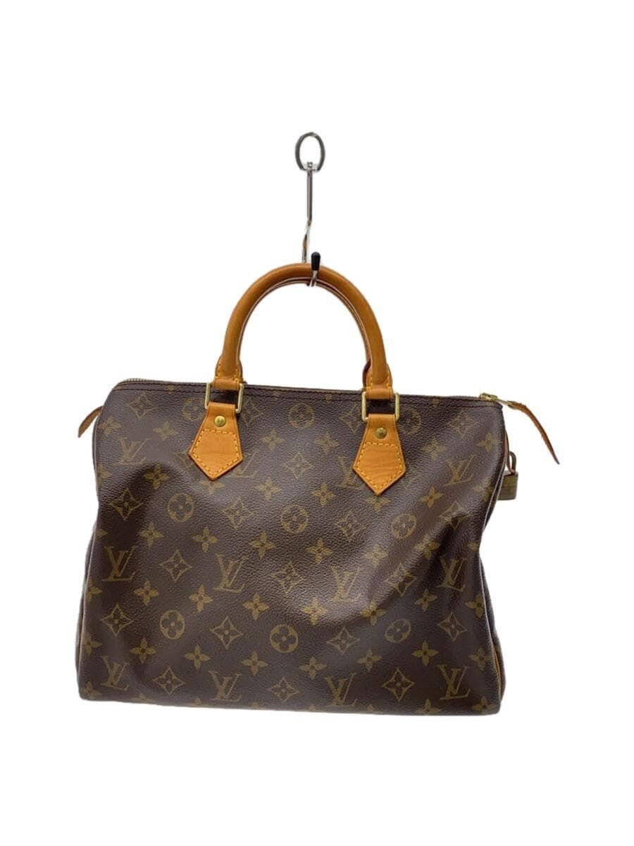 LOUIS VUITTON 1)スピーディ30_モノグラム・キャンバス_BRW M41526 PVC ブラウン - メルカリ