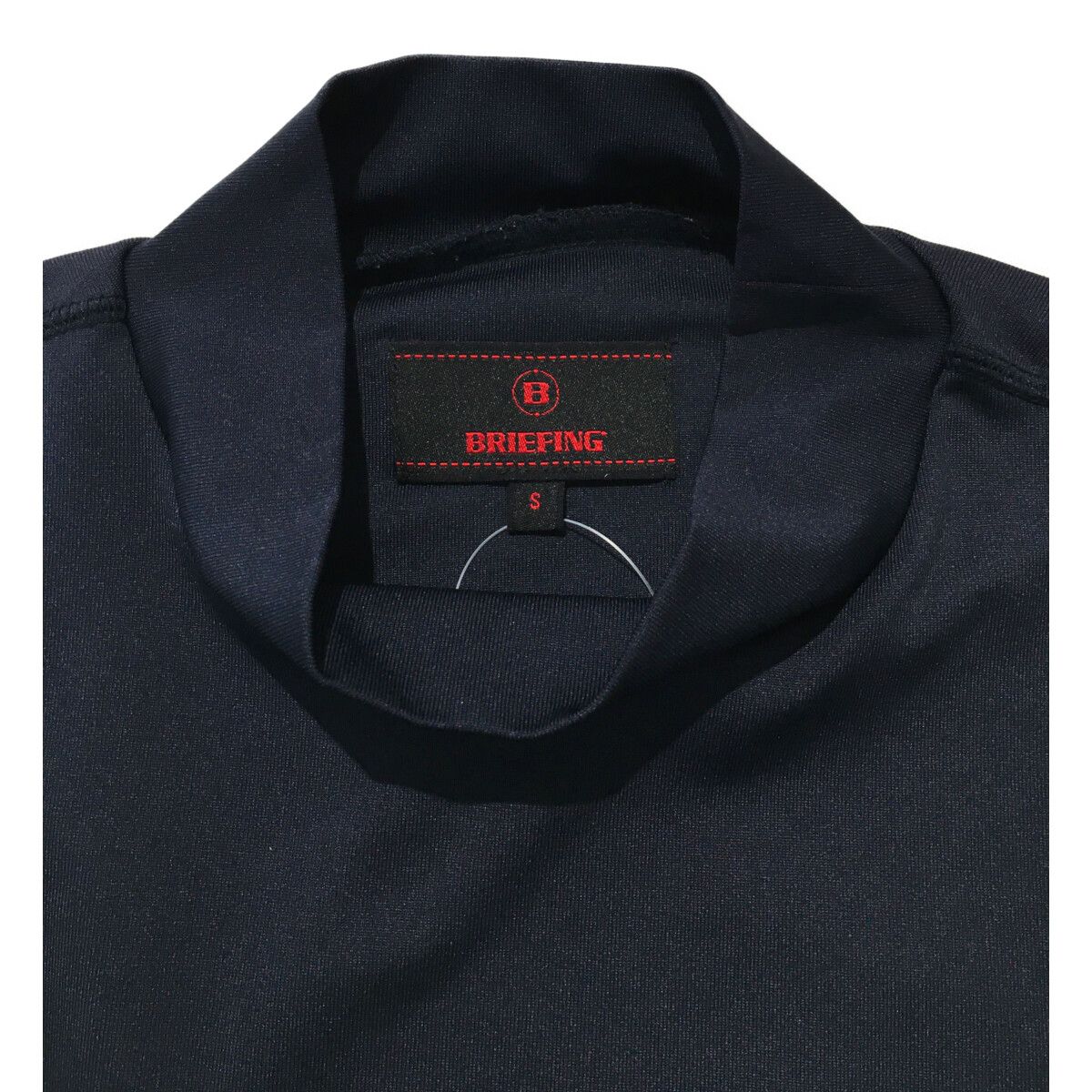 中古 メンズ ブリーフィング BRIEFING 半袖シャツ S 紺 ネイビー