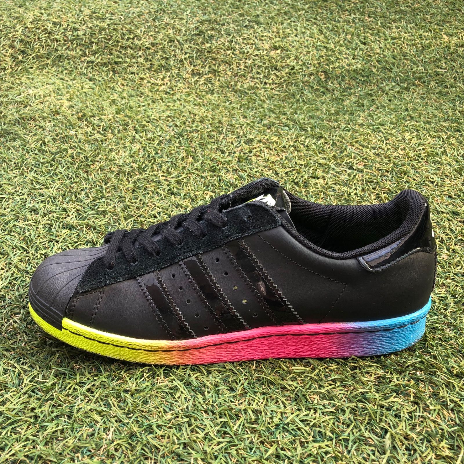 美品24.5 adidasアディダス スーパースター 80sリタオラ HT951 - Re