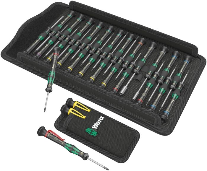 2営業日で発送 Wera社 Wera 数量 精密ドライバー28本セット ビッグパック2 ポケットポーチ付き 134027 1361