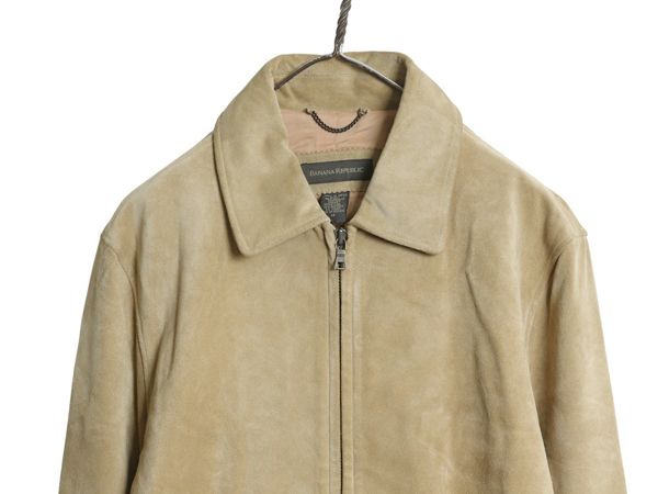 お得なクーポン配布中!】 00s バナナリパブリック 本革 スウェード