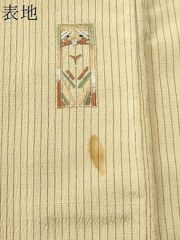 平和屋着物●訪問着　総刺繍　駒刺繍　干支　金糸　お召縮緬　正絹　逸品　CAAS7186yc 平和屋着物○訪問着 総刺繍 駒刺繍 干支 金糸 お召縮緬 正絹 逸品