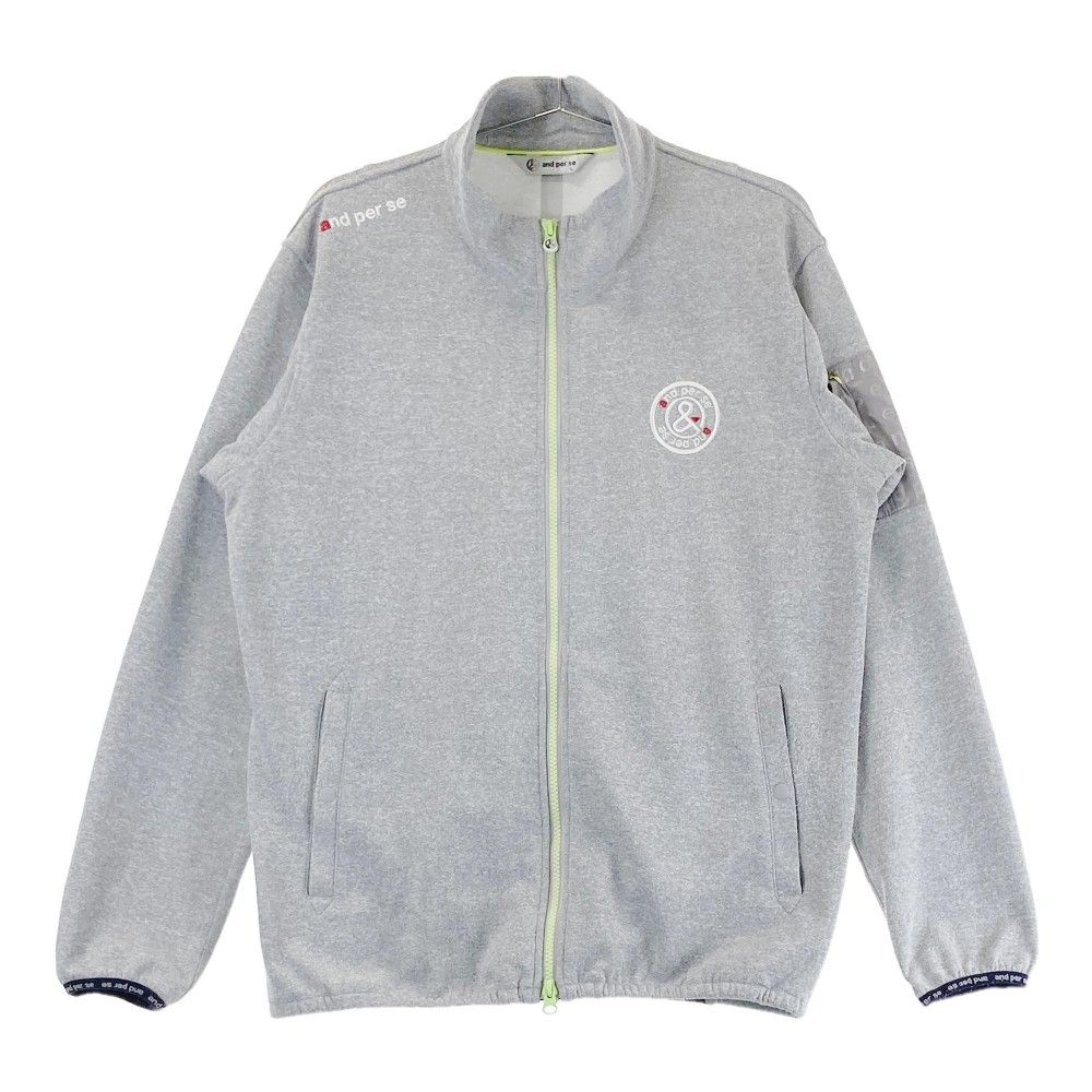 and per se グレー ジップアップジャンパー and per se グレー ジップ