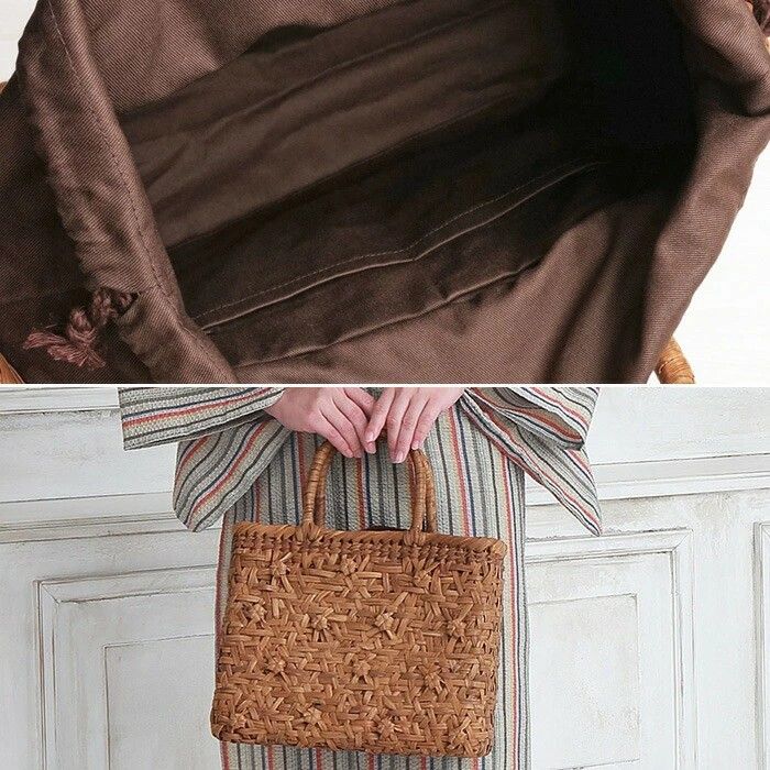 極美品 岡島 岡重 利休バッグ 皇室御用達 象更紗 希少 フォーマル 金具