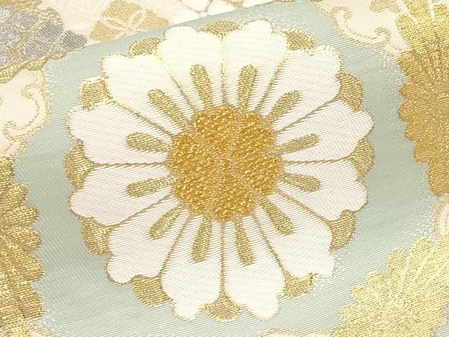 平和屋着物□極上 西陣 川島織物 太鼓柄 本袋帯 ロイヤルシルク 本金