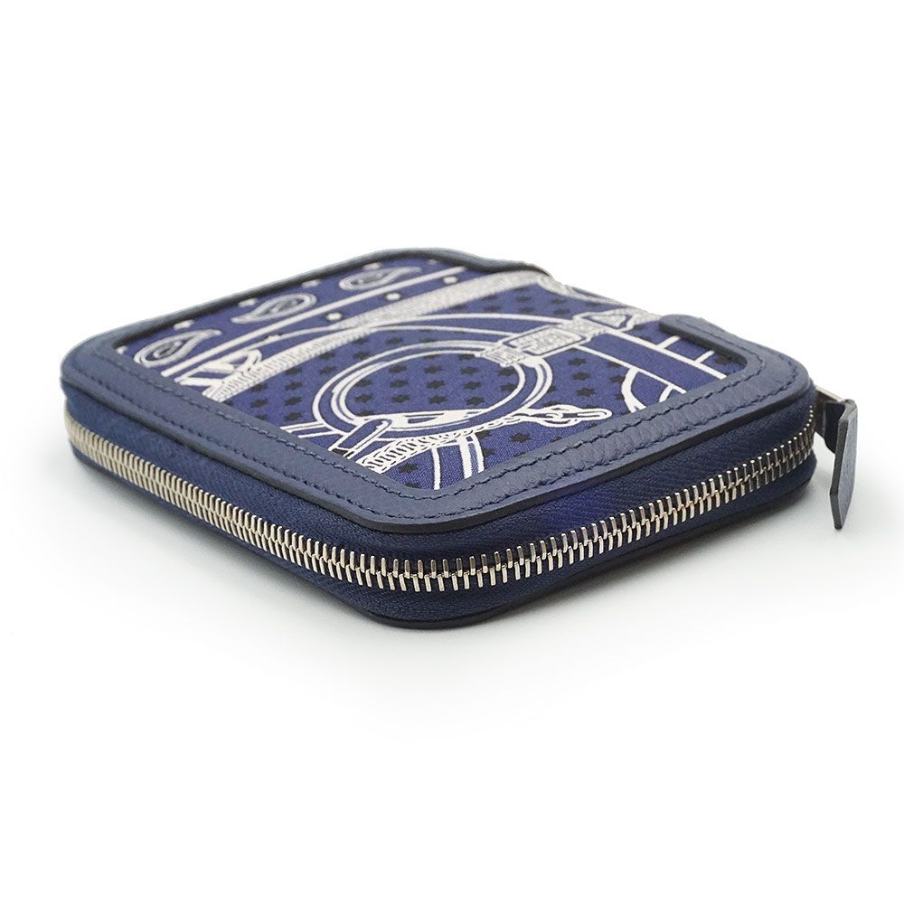 HERMES エルメス ソワクール コインケース コンパクトウォレット ネイビー HERMES エルメス ソワクール ケース コンパクトウォレット ネイビー