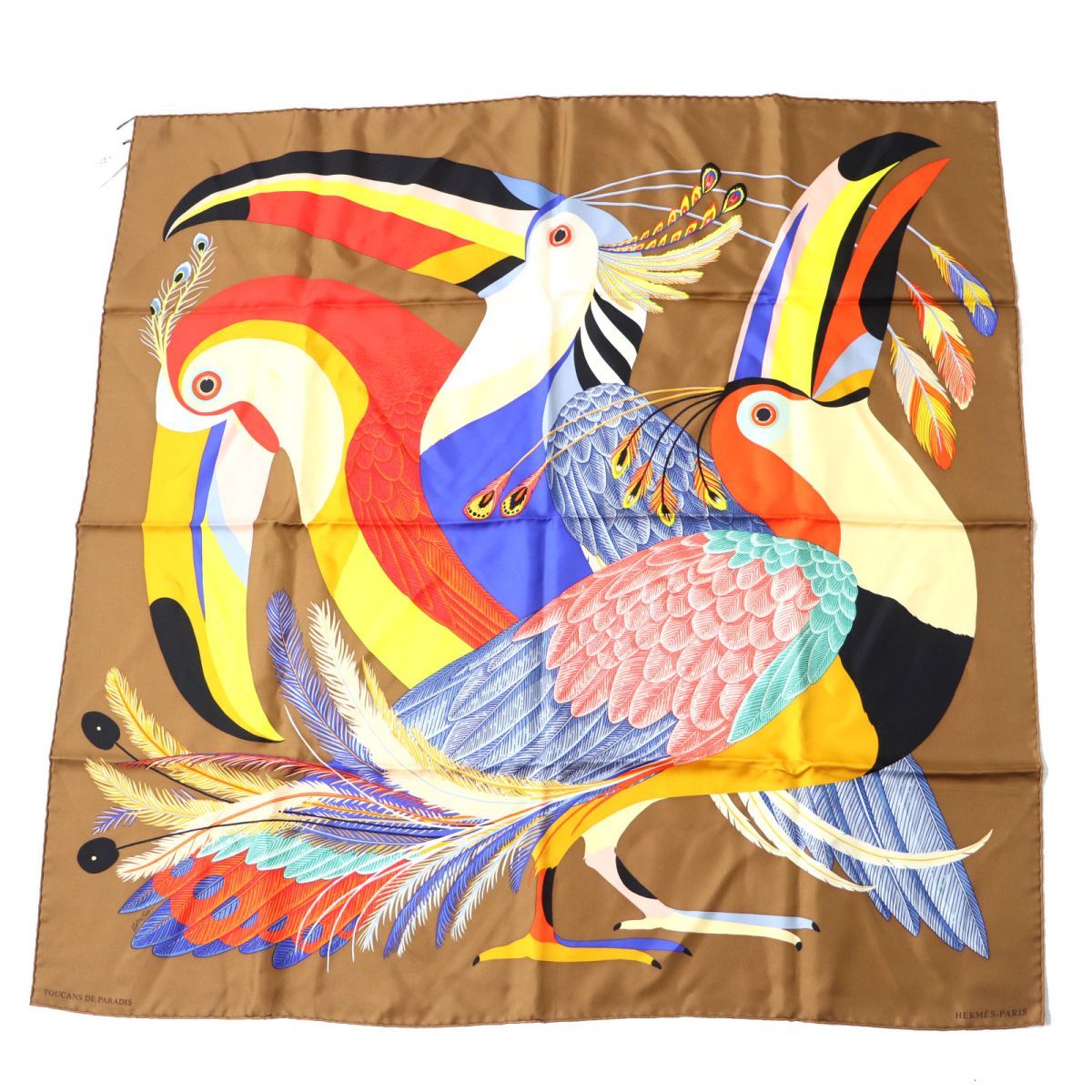 新品 未使用品 HERMES エルメス Toucans トゥカン 平皿 プレート 1枚 