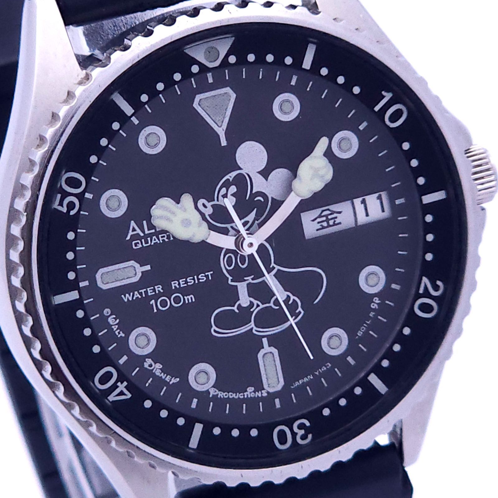 SEIKO セイコー アルバ ミッキーマウス Y143-6020 QZ 動作品