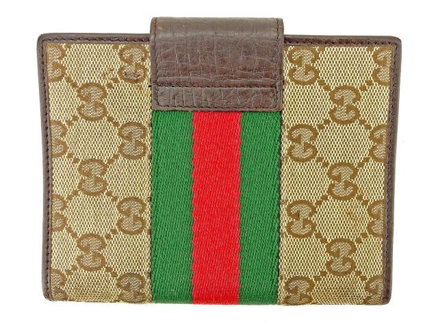 Gucci GGキャンバス 手帳　ペン付き GUCCI 【30％クーポン】グッチ 手帳カバー システム手帳