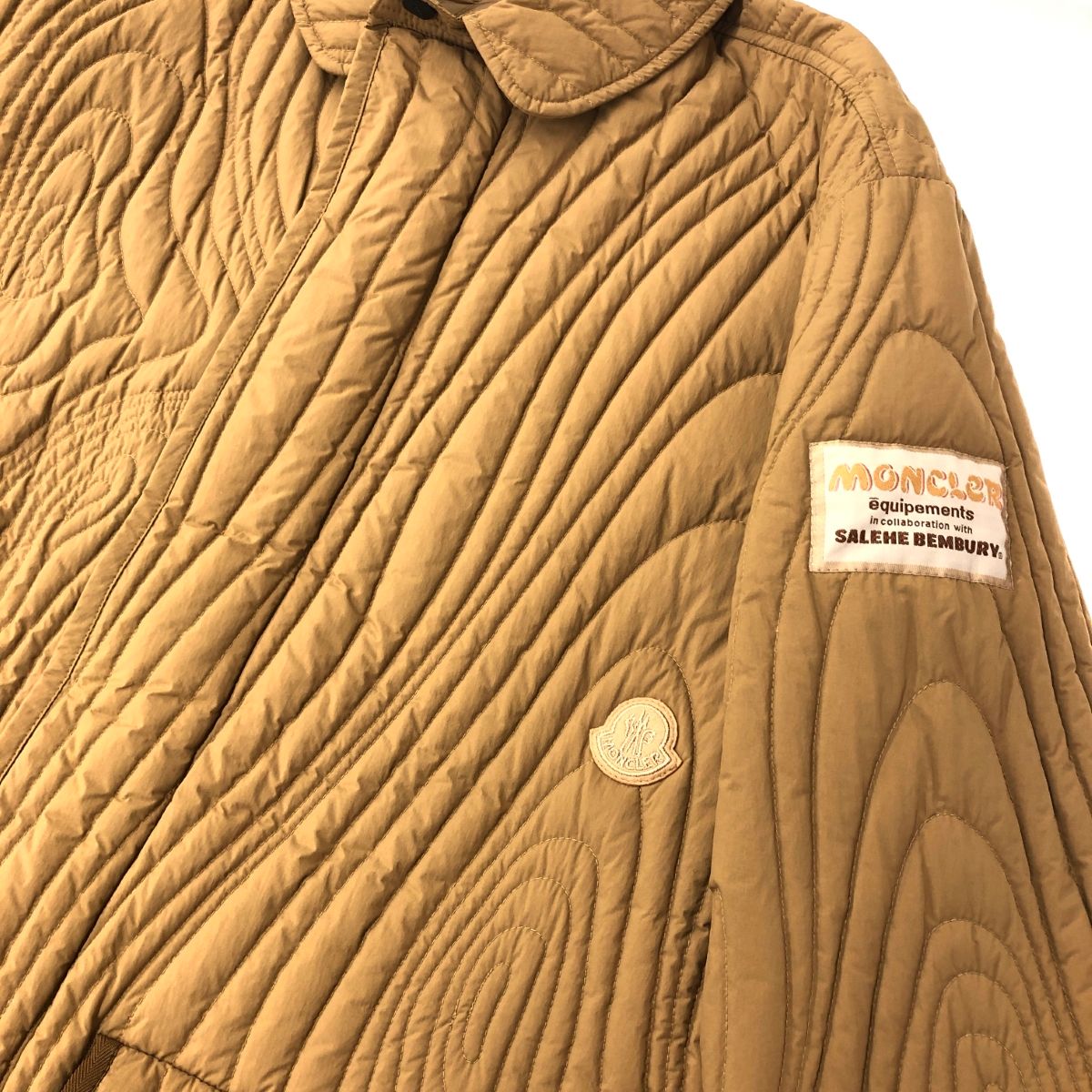 美品 MONCLER モンクレール×サレヘベンバリー キルティング ジャケット サイズ:2  ブラウン  メンズ HARTER-HEIGHWAY GIUBBOTTO　240001109774 美品 MONCLER モンクレール×サレヘベンバリー キルティング ジャケット