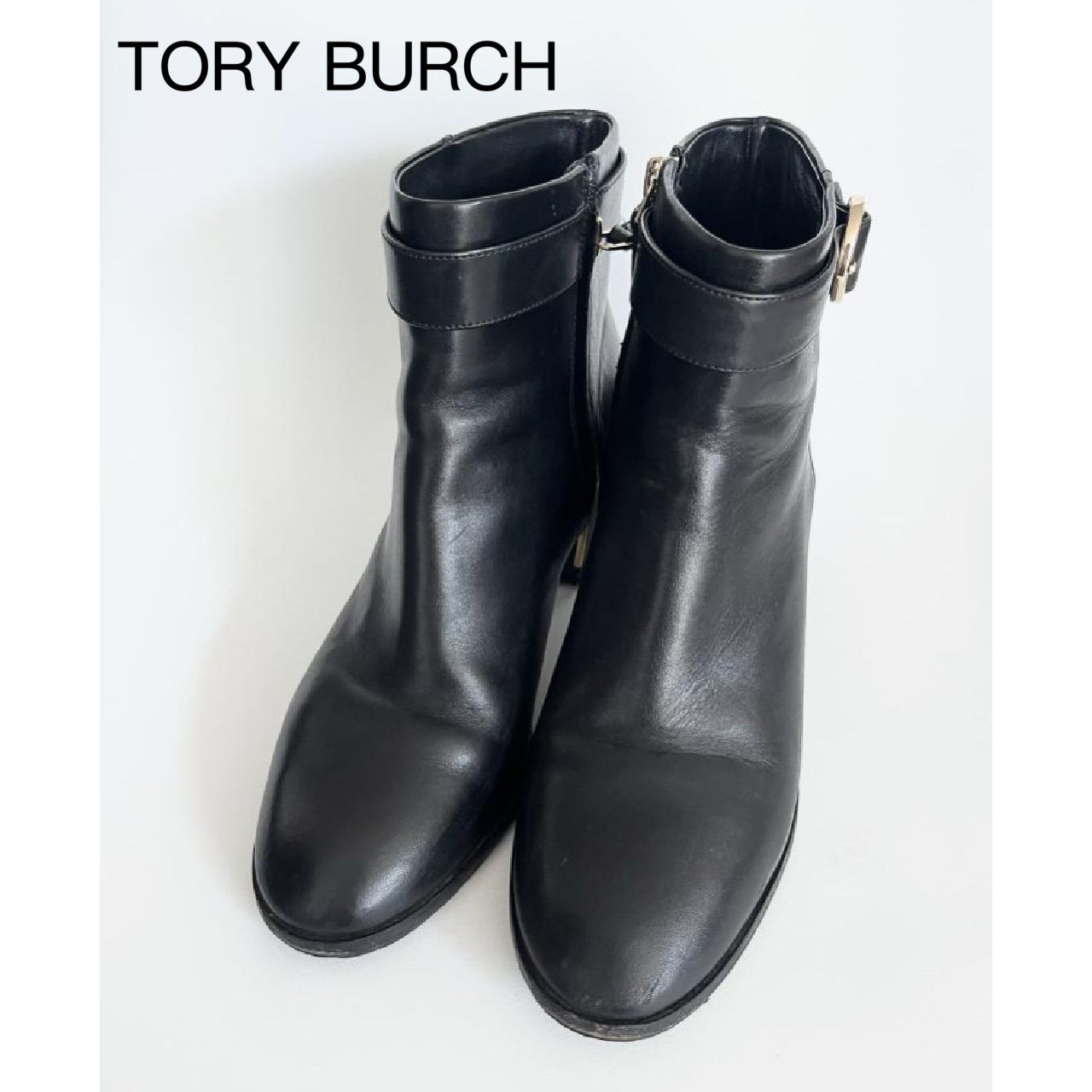 TORY BURCH トリーバーチ ショーツブーツ 7 1|2M ブラック 靴 キレイめ 秋冬 送料込み 6456906