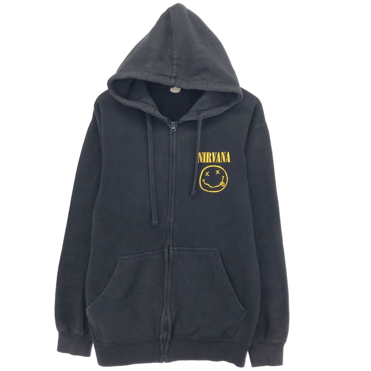 古着 A.M.S NIRVANA ニルヴァーナ 両面プリント バンド スウェット 
