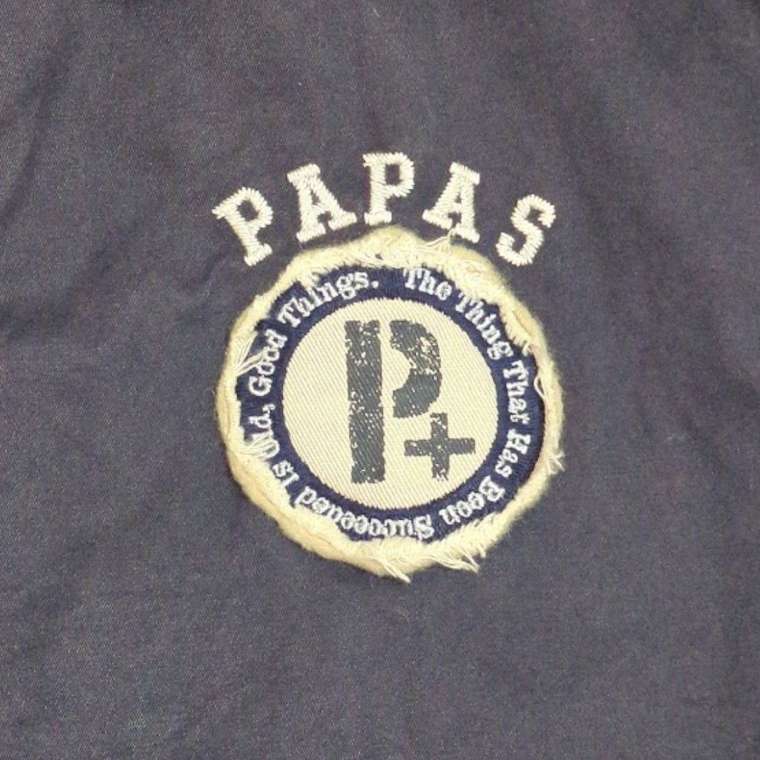 90s～ Papas ＋ ウォッシュドネイビー ジップブルゾン スイングトップ