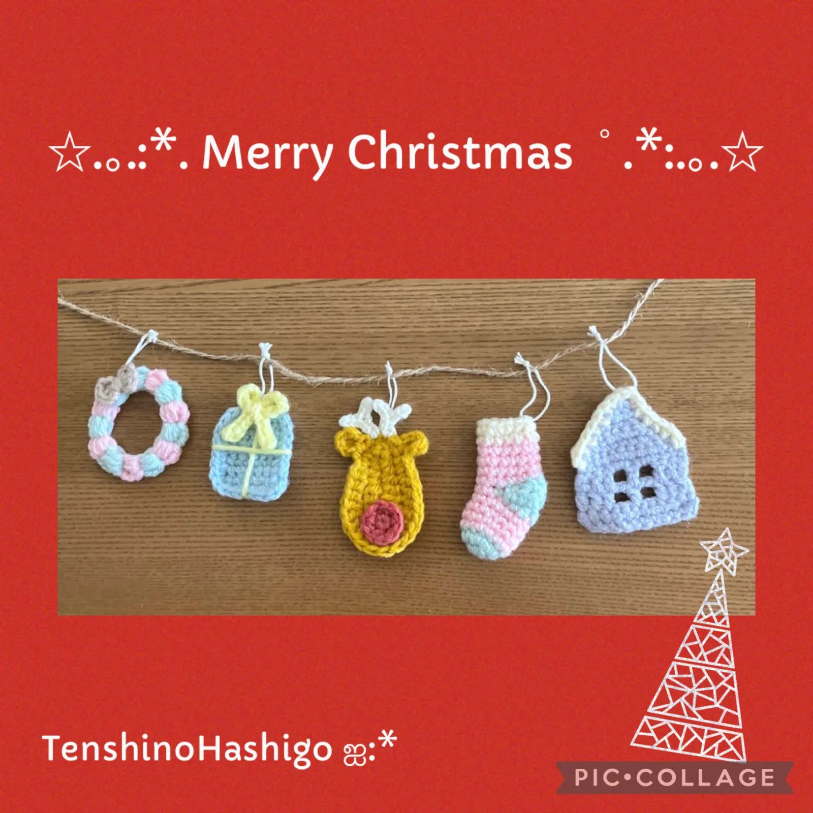 ✩ハンドメイド✩クリスマス◎ガーランド - モビール