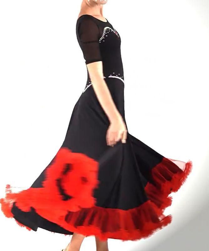 社交ダンス ドレス モダンドレス 発表会 パーティー オーダーメイド