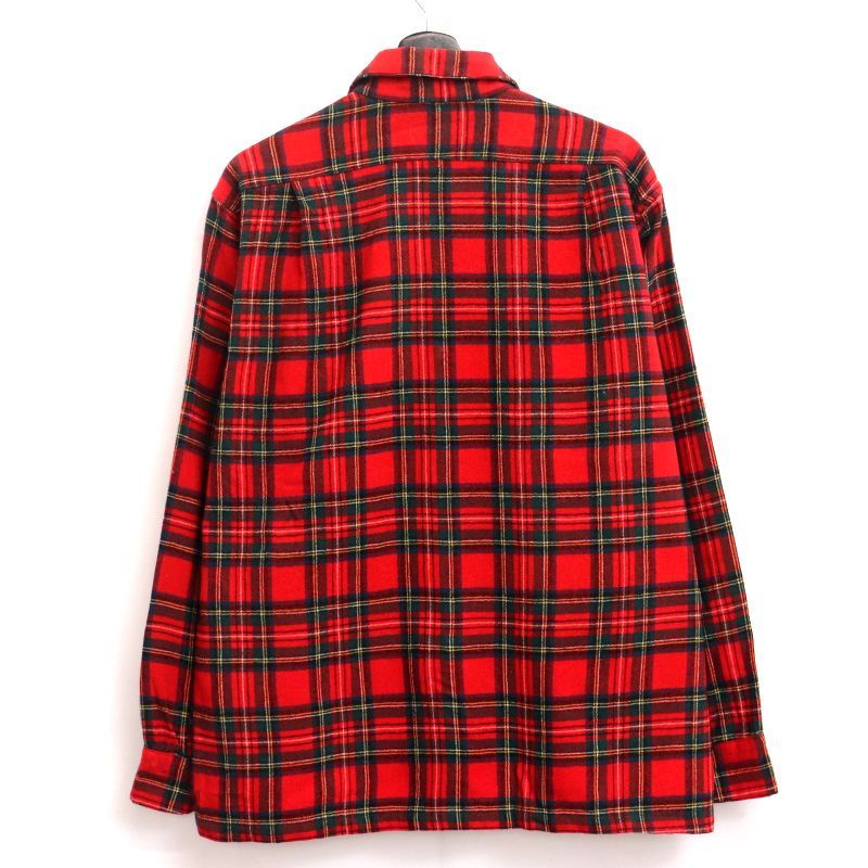 【美品】USA 60s PENDLETON ウールシャツ チェックシャツ長袖 60's PENDLETON ウールチェックシャツ - Fresh Service