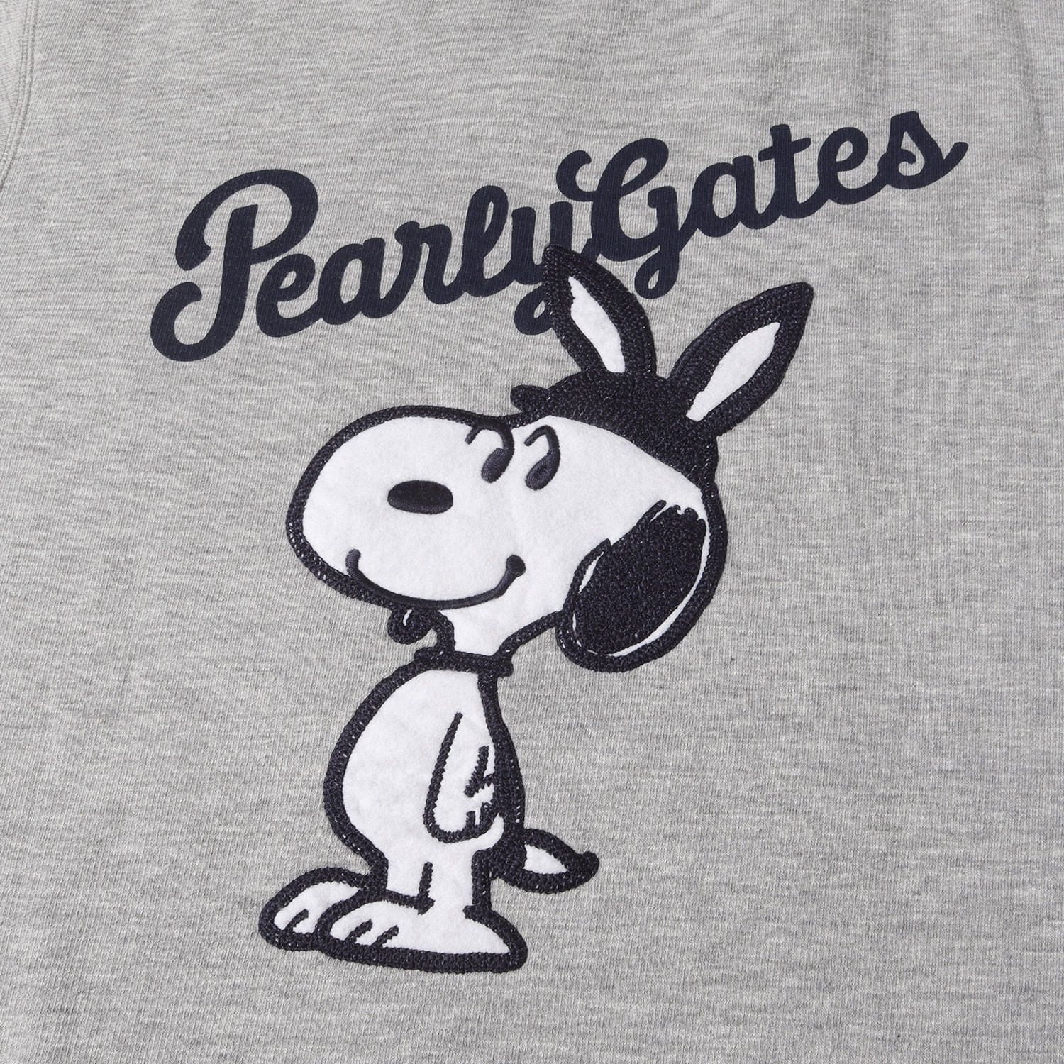 【SNOOPY×PEARLY GATES】SNOOPY ワッペン　ホワイト SNOOPY×PEARLY GATES】SNOOPY ワッペン ホワイト 【公式通販】