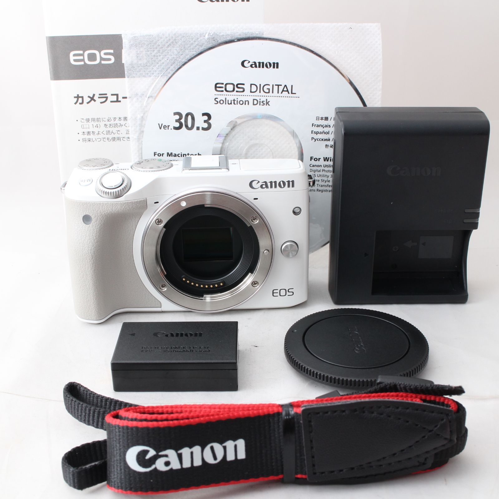 ☆新品級☆ Canon ミラーレス一眼カメラ EOS M3 ボディ(ホワイト 