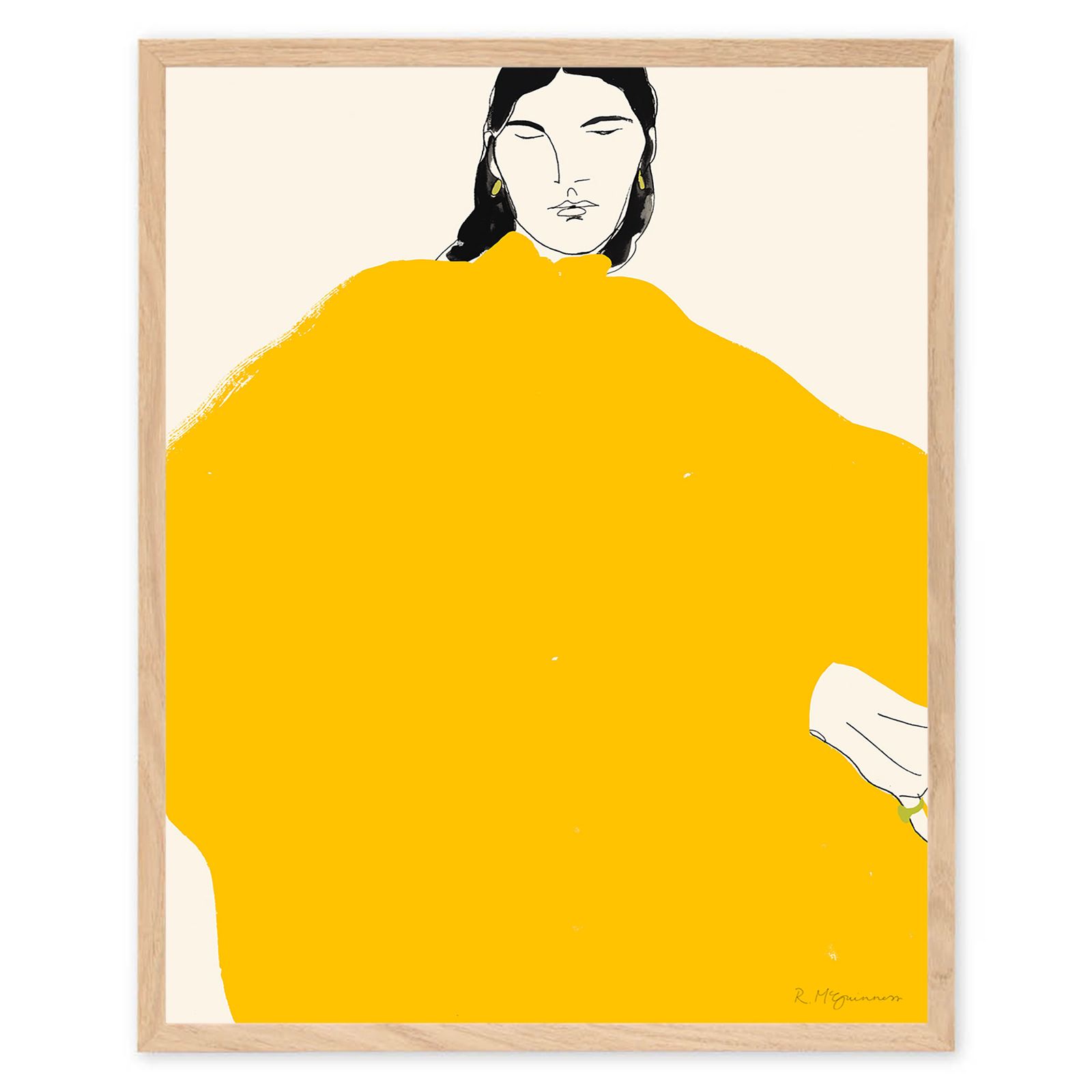 The Poster Club アートポスター 40×50cm Yellow Dress/124x10663