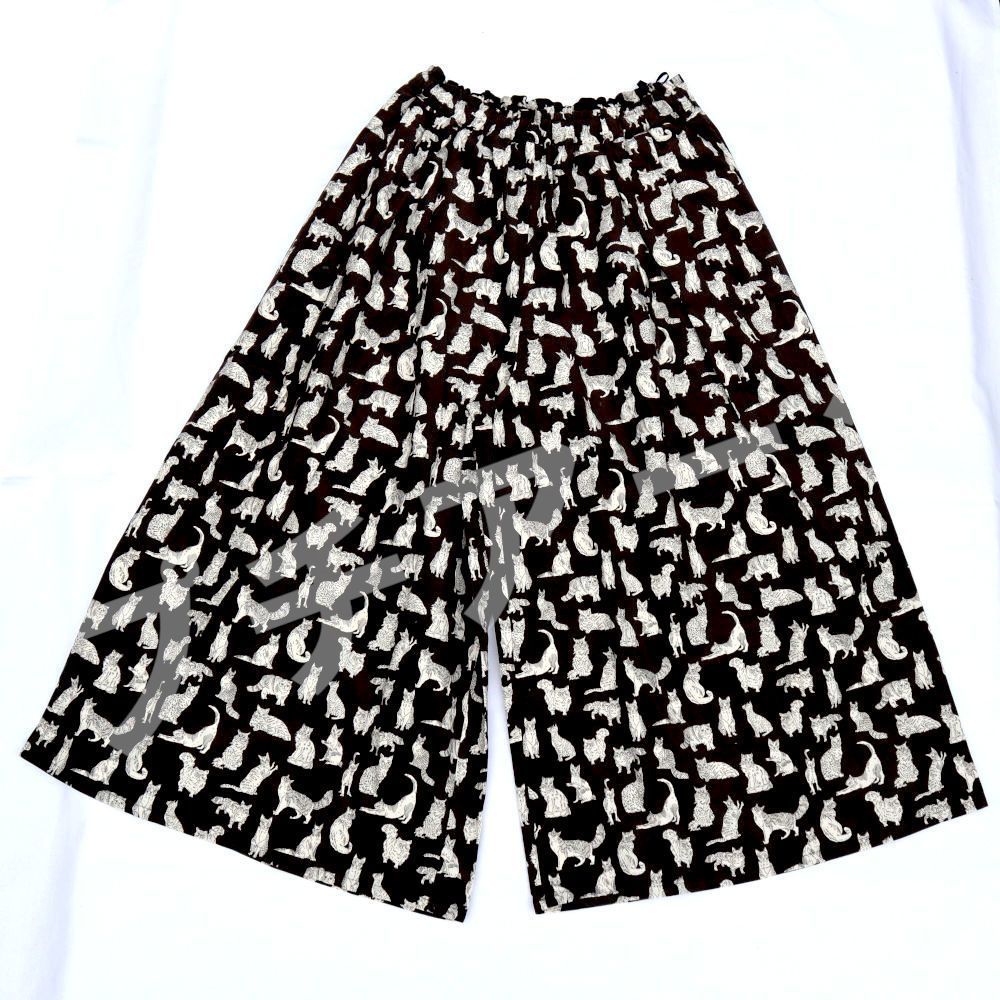 リバティ 定価18 700円 コーデュロイ スカート見えパンツ キュロット LIBERTY. 42552946-05 チャコールブラウン