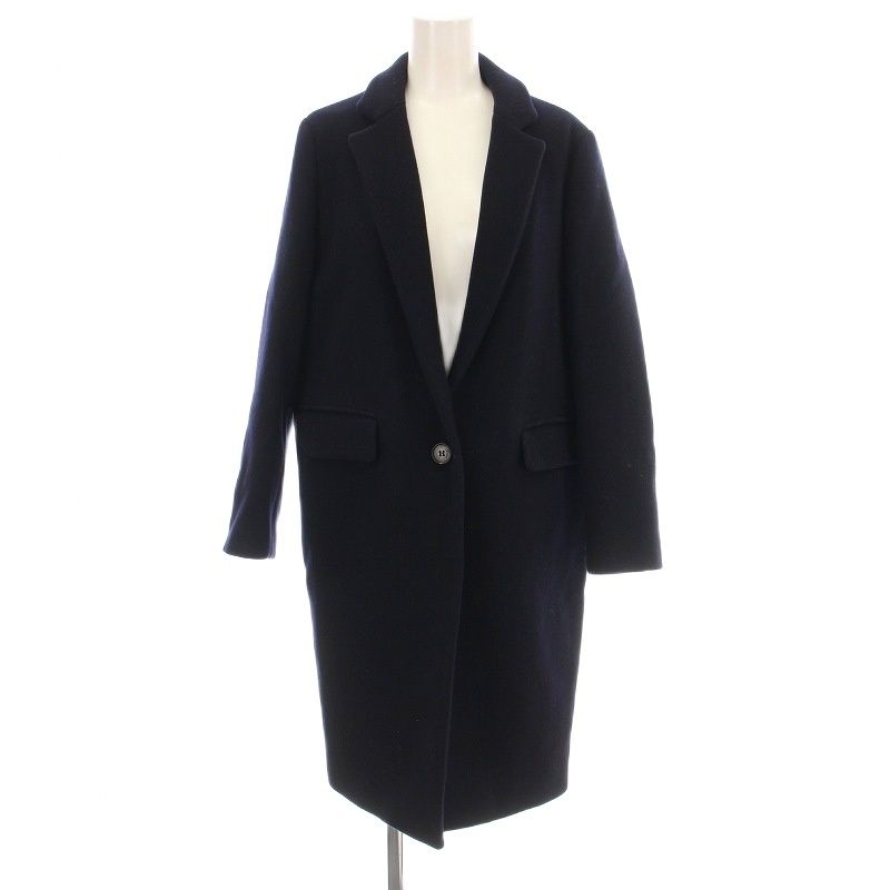 カオン　ネイビー ベージュ グレー チェスターコート ウール CLASSY.1月号掲載】ウールカシミヤビーバー チェスターコート