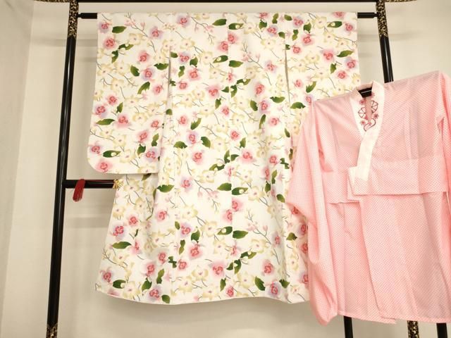 七五三 七歳 千總 小紋 四つ身、袋帯セット 三つ身