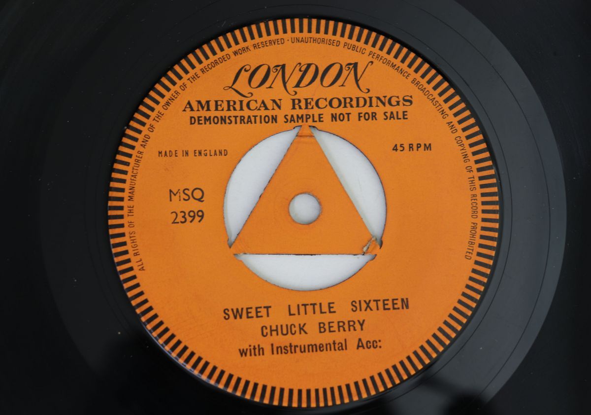英7” Chuck Berry Sweet Little Sixteen MSQ2399 LONDON プロモ /00080 英7” Chuck Berry Sweet Little Sixteen MSQ2399 LONDON プロモ