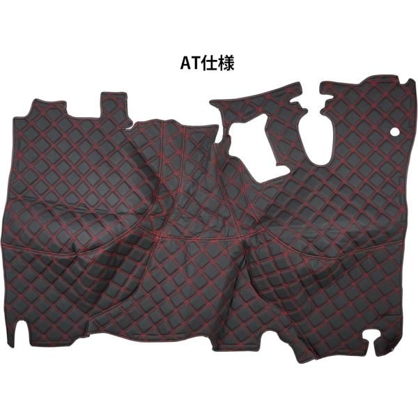 三菱ふそう ブルーテック キャンター 20キャンター 標準用 エンジンフードカバー レッドステッチ