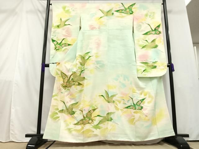 321 振袖フルセット 正絹 青紫 銀彩 刺繍 暈し染め 華やか ギャル 321 振袖フルセット 正絹 青紫 銀彩 刺繍 暈し染め 華やか ギャル
