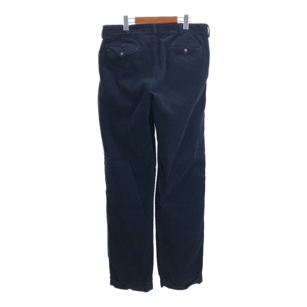 Polo by Ralph Lauren ネイビー コーデュロイ ハモンドパンツ 古着 Polo Ralph Lauren 「HAMMOND PANTS」 細畝 コーデュロイ