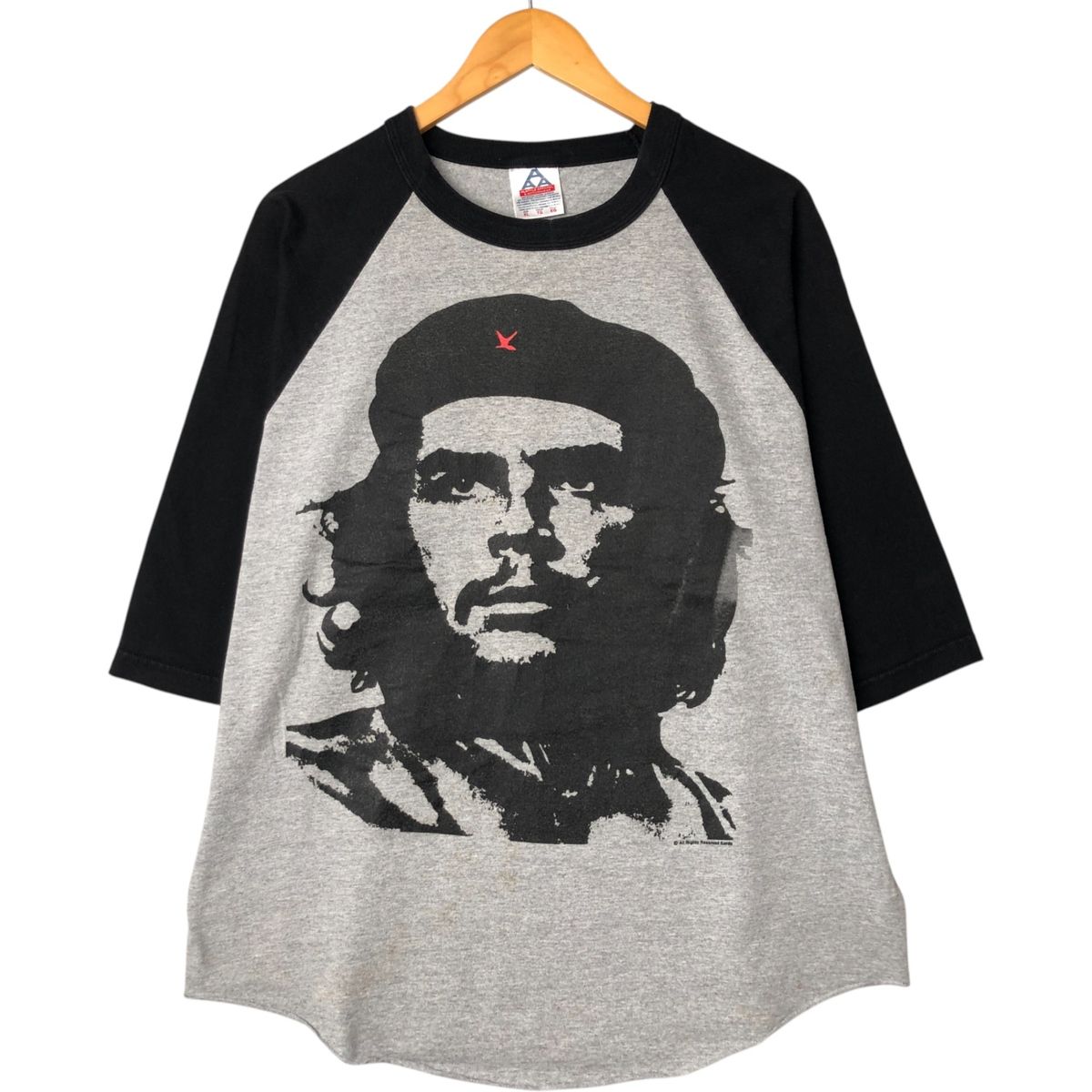 古着 90~00年代 アルスタイル ALSTYLE Che Guevara チェゲバラ 七分袖 ラグランTシャツ メンズXL相当|eaa566467