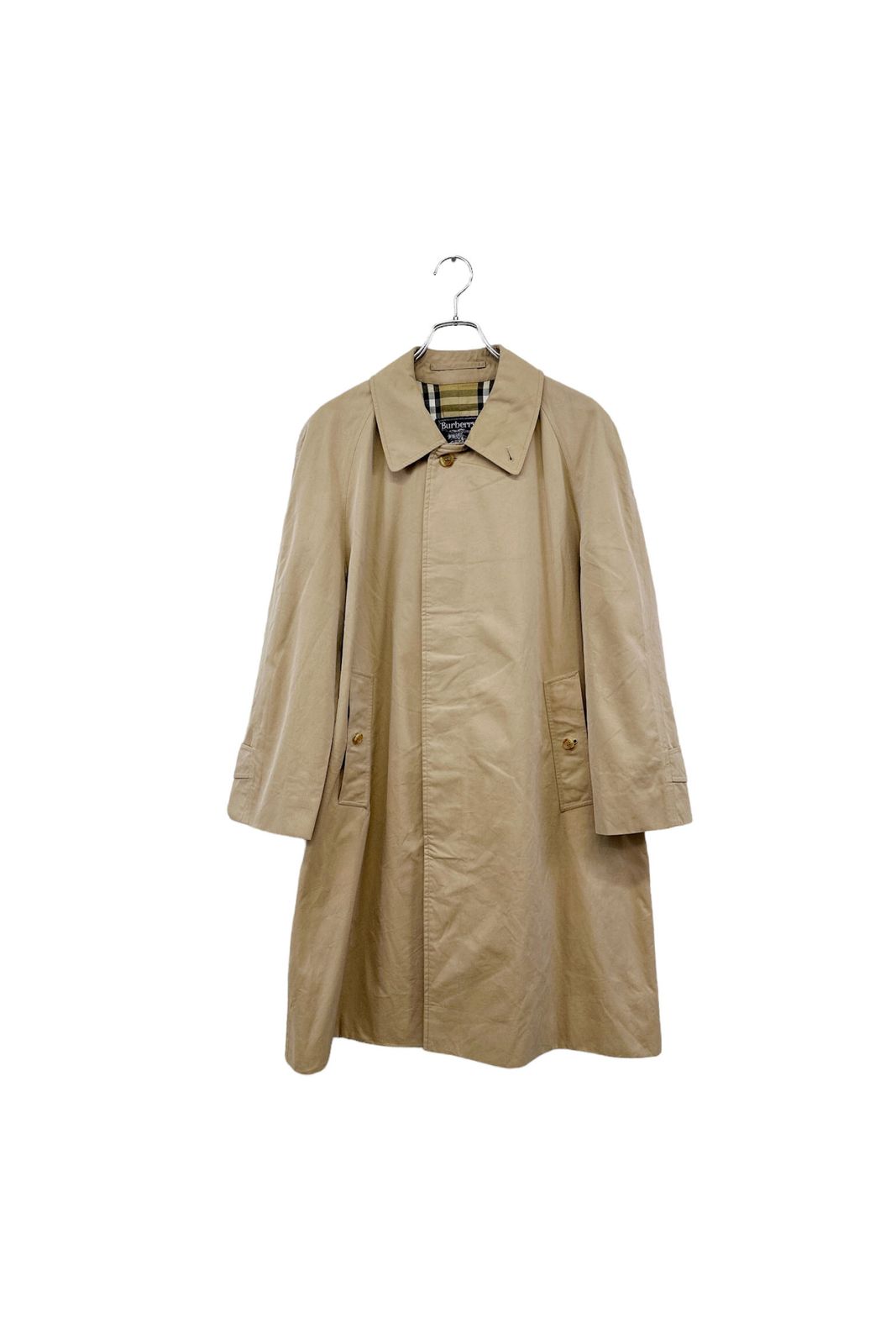 90's Made in ENGLAND Burberrys coat バーバリーズ ステンカラーコート ベージュ ヴィンテージ 単品 6