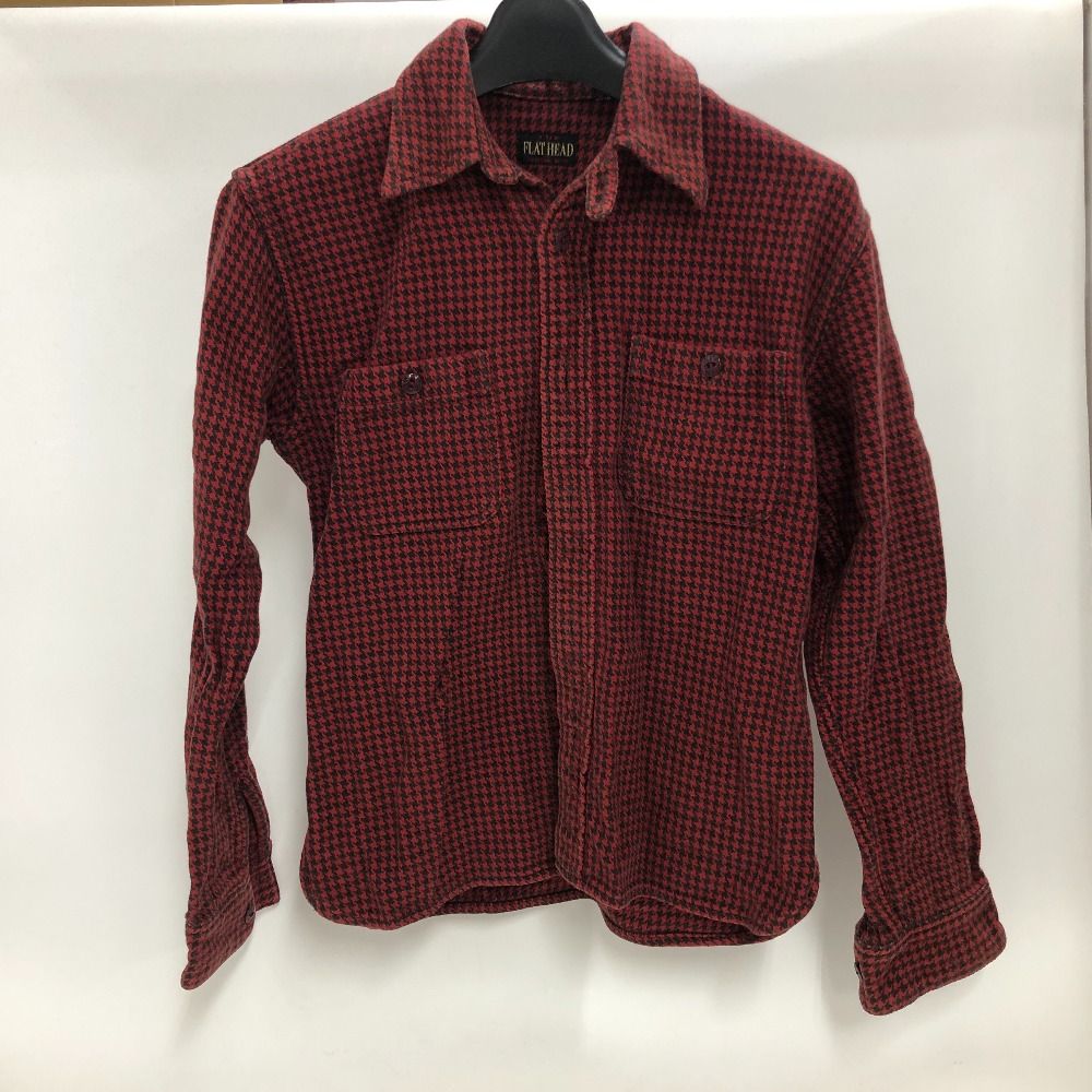 02w17674 ザフラットヘッド THE FLAT HEAD ネルシャツ チェック