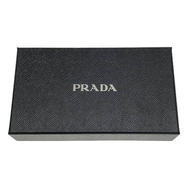 【美品】  PRADA / プラダ | VITELLO MOVE / 1MF175 エンベロップ レザー ウォレット 財布 | NERO | レディース PRADA - 【美品】 PRADA / プラダ | VITELLO MOVE / 1MF175