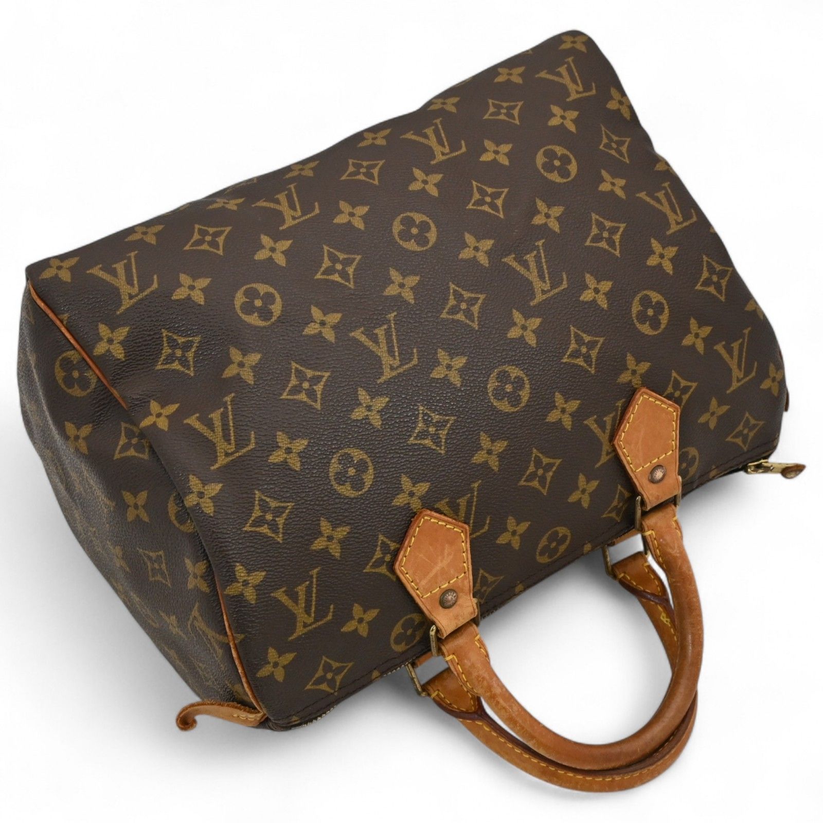 .*k様 Louis Vuitton モノグラム ハンドバッグ スピーディ 安心 ルイヴィトン モノグラム スピーディ25 ハンドバック Bランク