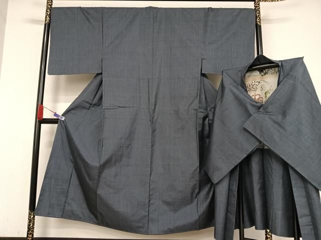 平和屋着物●男性 本場大島紬 アンサンブル 100亀甲 総詰め 正絹 ♥ AABA5039np