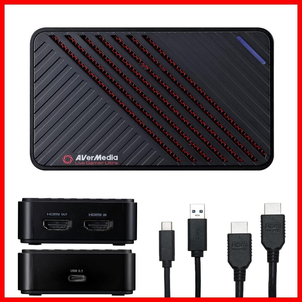 usb3.1 60fps 1080p HD Ultra-Low[Latency] Full ゲームキャプチャーボックス 4K]パススルー対応 [グローバルバージョン輸入品] [ GC553 Ultra (GC553) Gamer Live AVerMedia