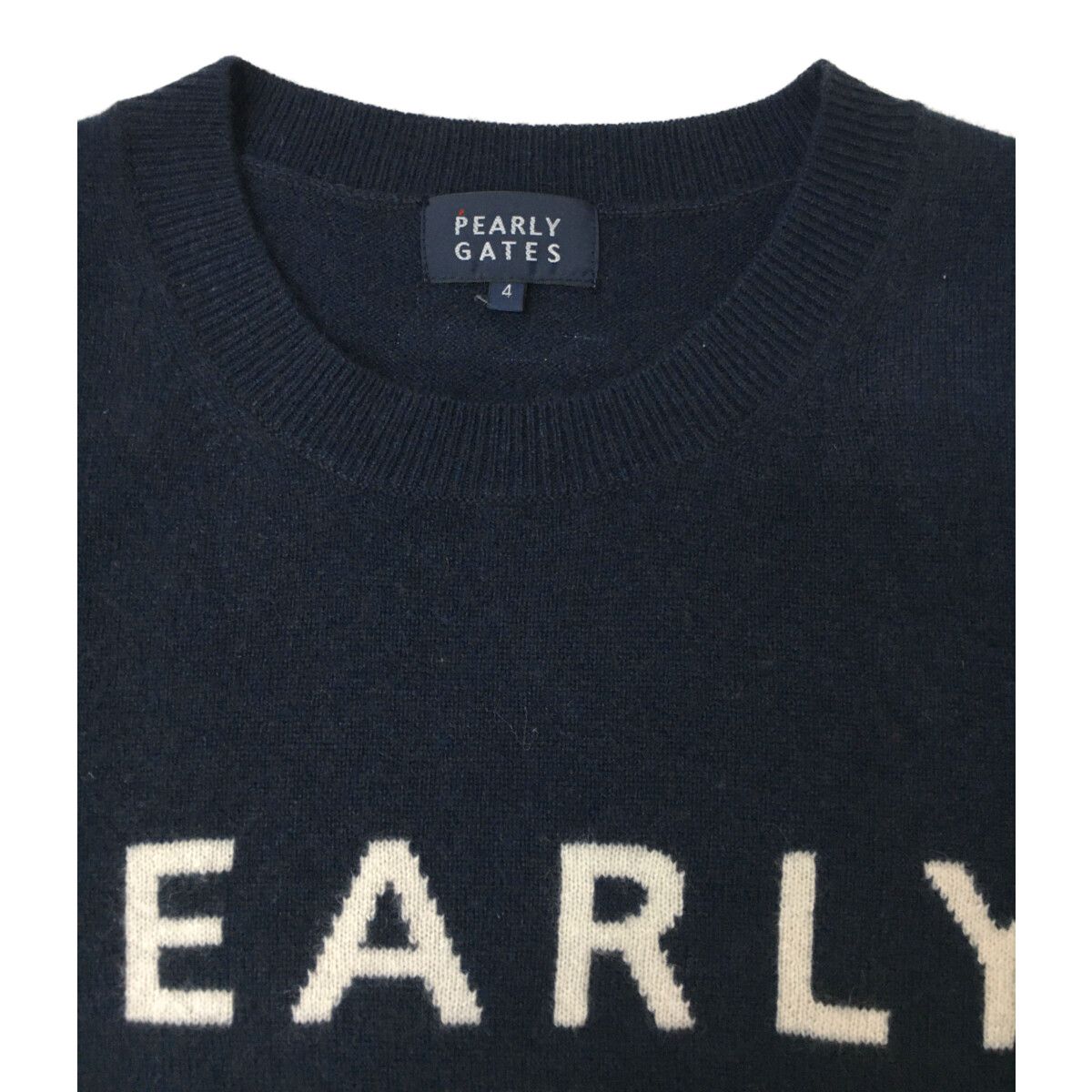 メンズ パーリーゲイツ PEARLY GATES セーター 4(M) 紺 ネイビー