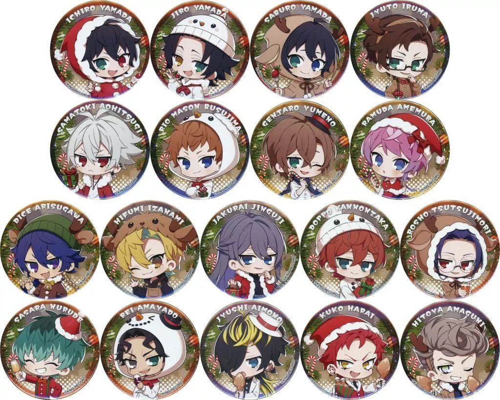 バッジ・ビンズ 全18種セット 「ヒプノシスマイク -Division Rap